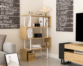 Hanah Home Adriana - Blanco y Roble